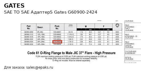 Gates G60900-2424