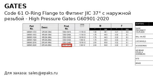Gates G60901-2020