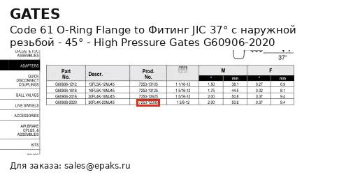Gates G60906-2020