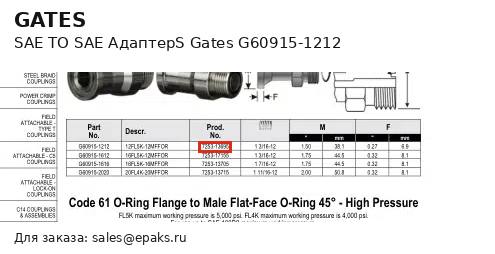 Gates G60915-1212