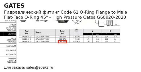 Gates G60920-2020