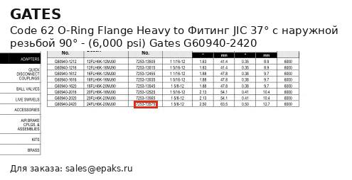 Gates G60940-2420