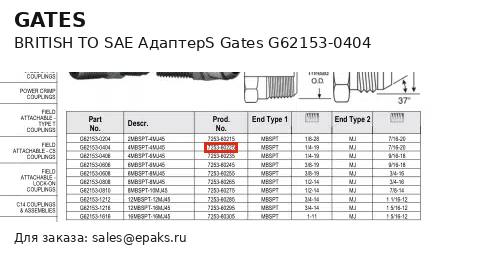 Gates G62153-0404