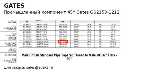 Gates G62153-1212