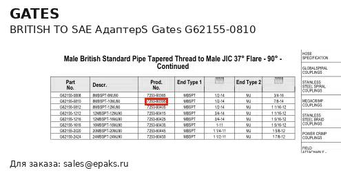 Gates G62155-0810