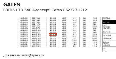 Gates G62320-1212