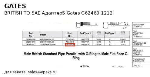Gates G62460-1212