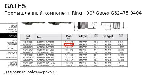 Gates G62475-0404