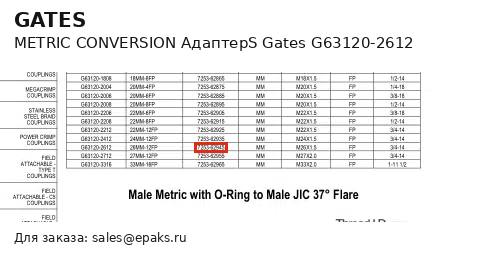 Gates G63120-2612