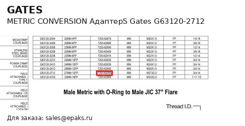 Gates G63120-2712
