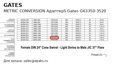 Gates G63350-3520