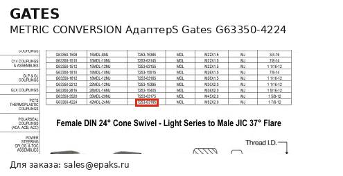 Gates G63350-4224