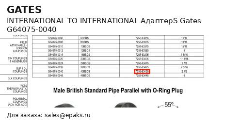 Gates G64075-0040