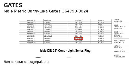 Gates G64790-0024