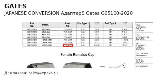 Gates G65100-2020