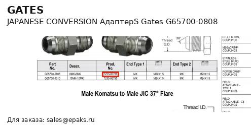 Gates G65700-0808