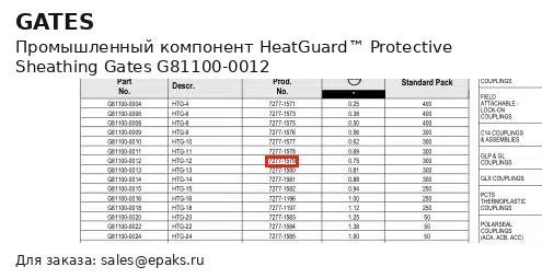 Gates G81100-0012