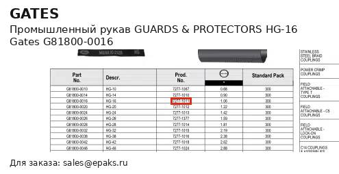 Gates G81800-0016