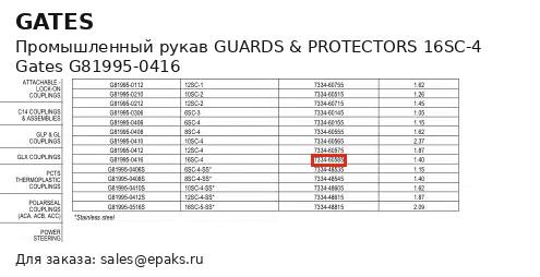 Gates G81995-0416