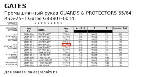 Gates G83801-0014