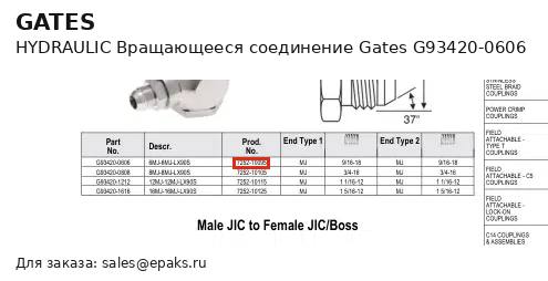 Gates G93420-0606
