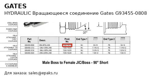 Gates G93455-0808