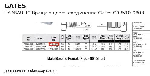 Gates G93510-0808
