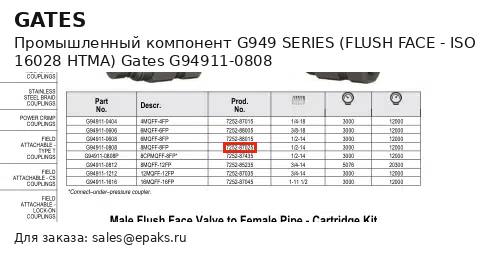 Gates G94911-0808