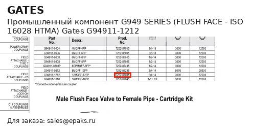 Gates G94911-1212