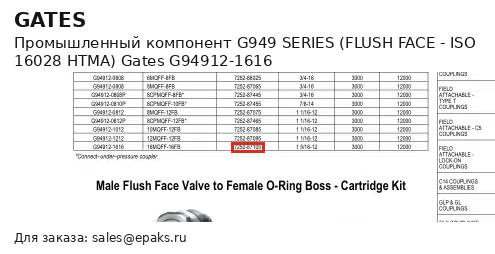 Gates G94912-1616