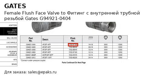 Gates G94921-0404