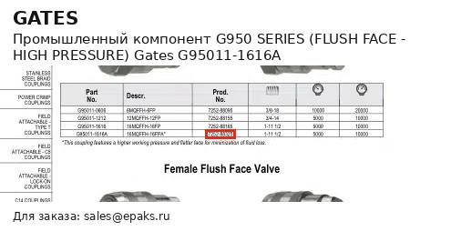 Gates G95011-1616A