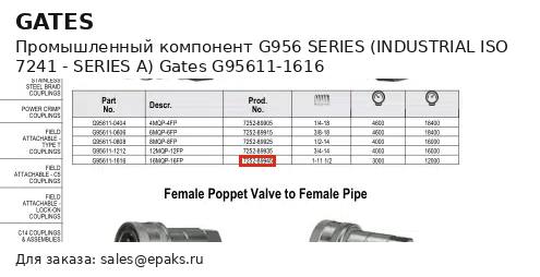 Gates G95611-1616