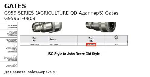 Gates G95961-0808