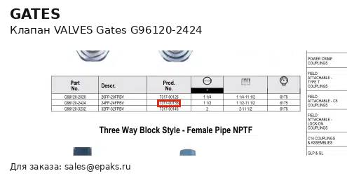 Gates G96120-2424