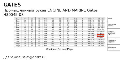 Gates H30045-08