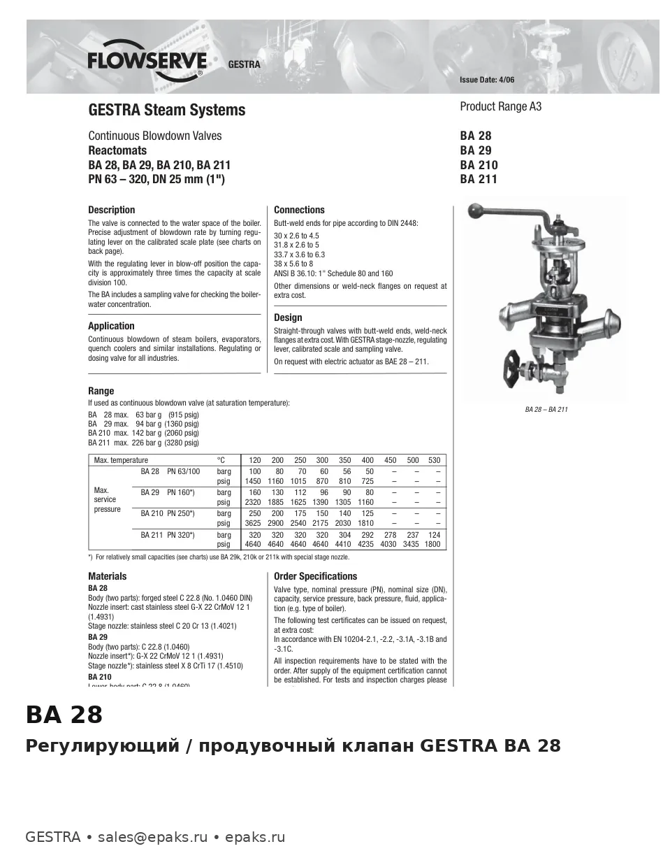 GESTRA BA 28