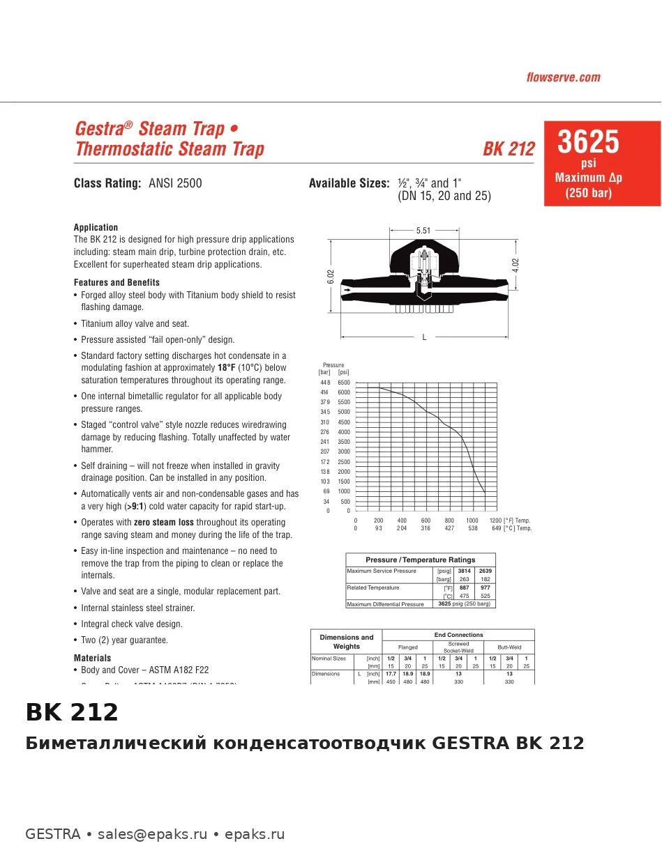 GESTRA BK 212