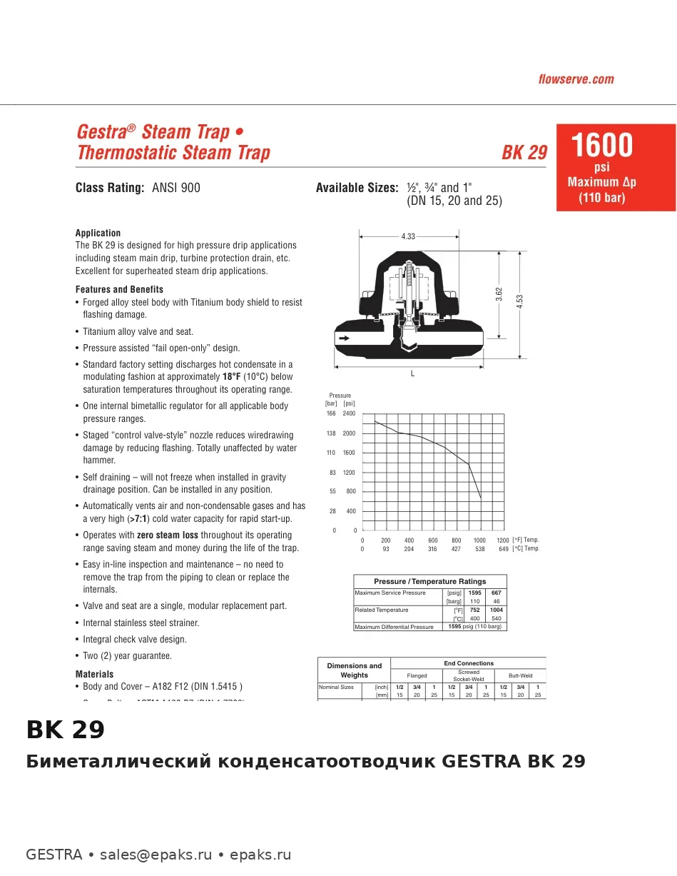 GESTRA BK 29