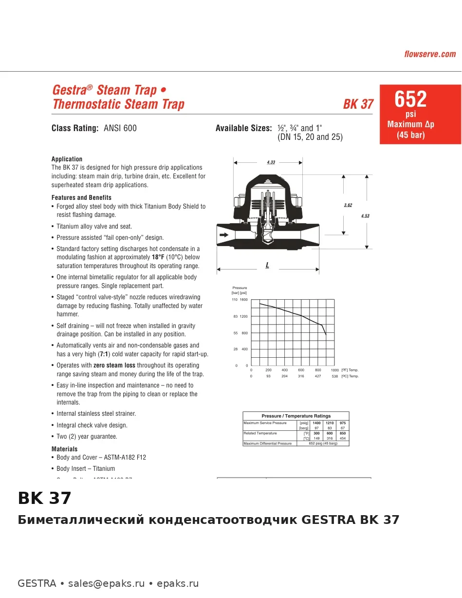 GESTRA BK 37