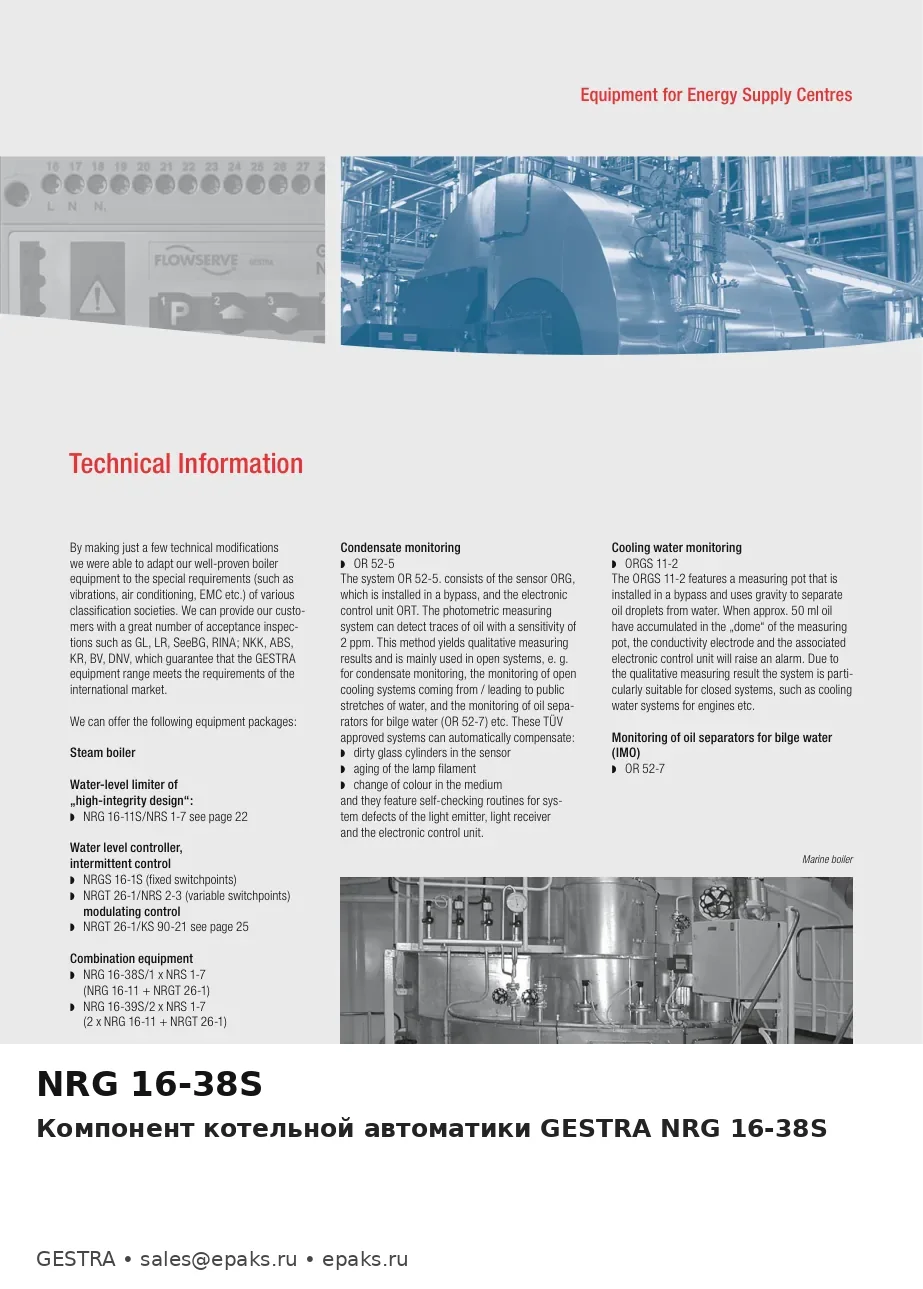 GESTRA NRG 16-38S