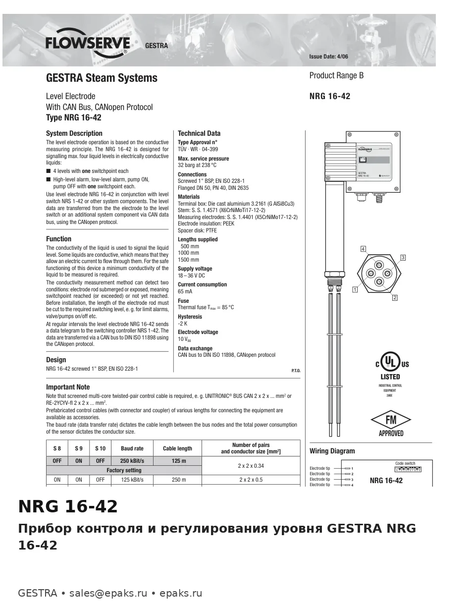 GESTRA NRG 16-42