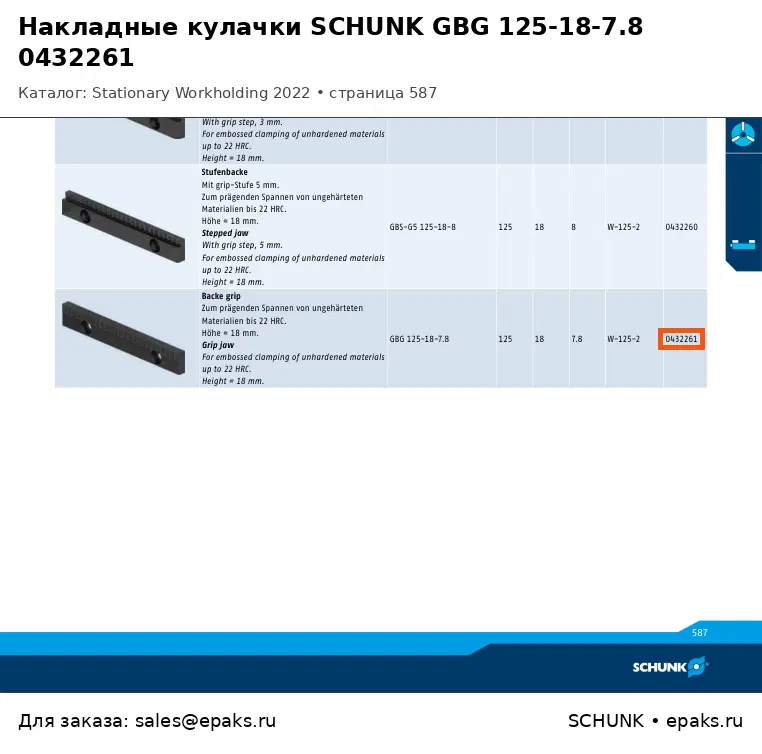 SCHUNK 0432261