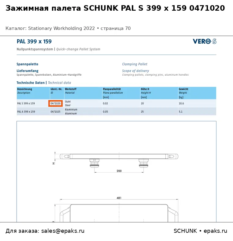 SCHUNK 0471020