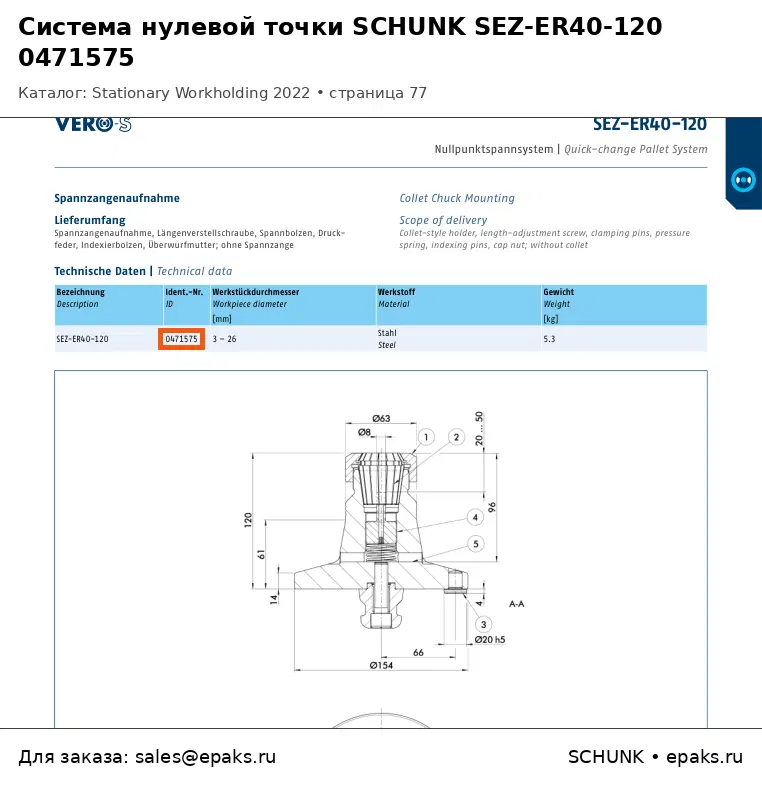 SCHUNK 0471575