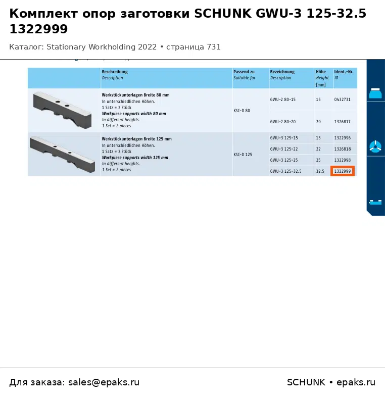 SCHUNK 1322999