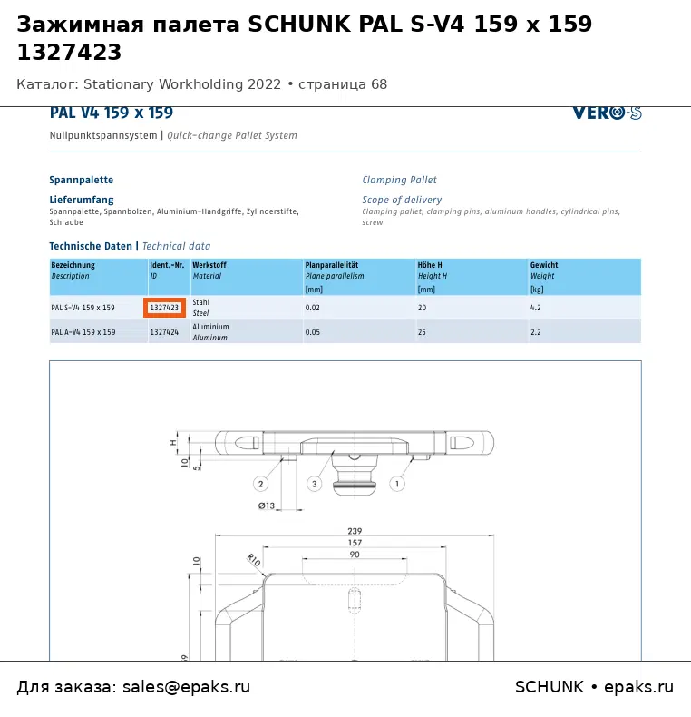 SCHUNK 1327423