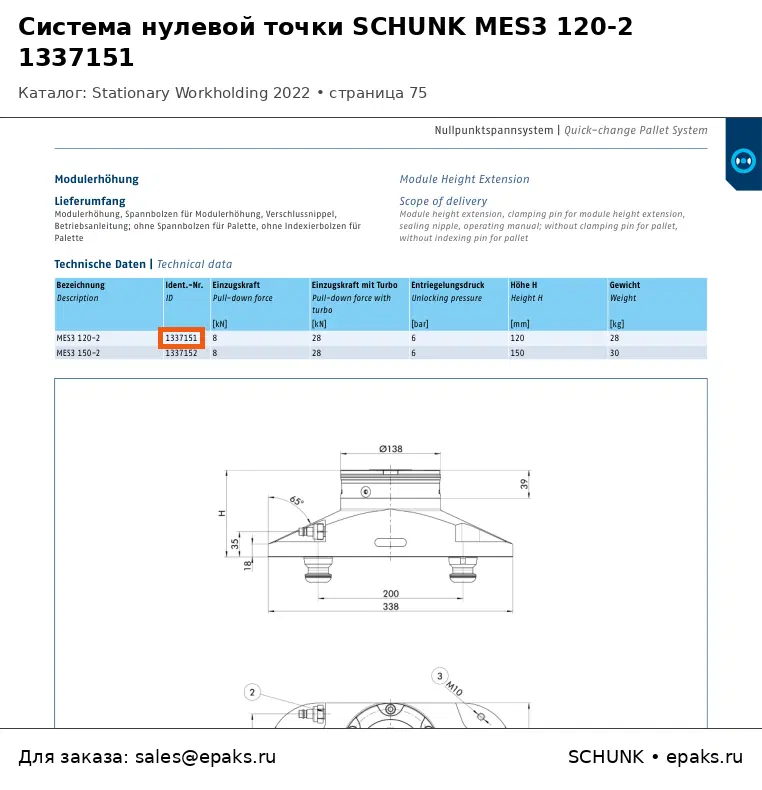 SCHUNK 1337151