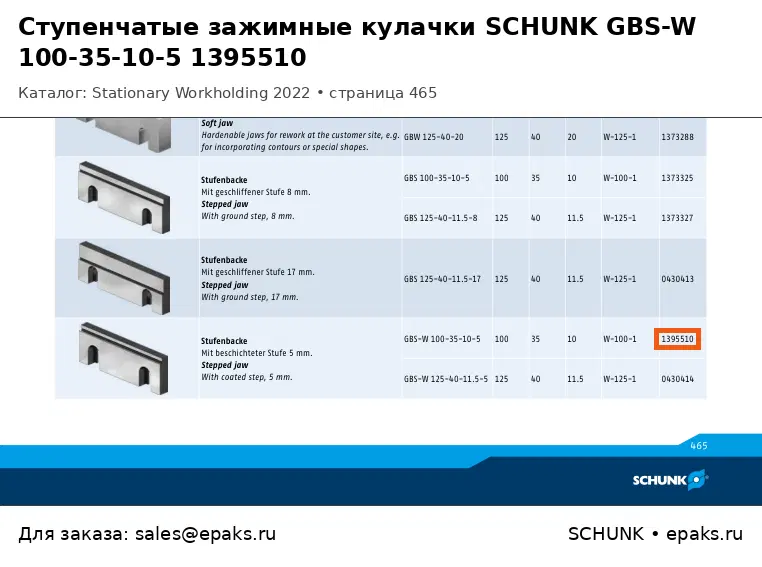 SCHUNK 1395510