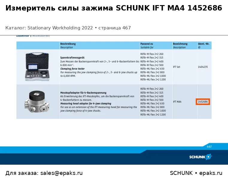 SCHUNK 1452686